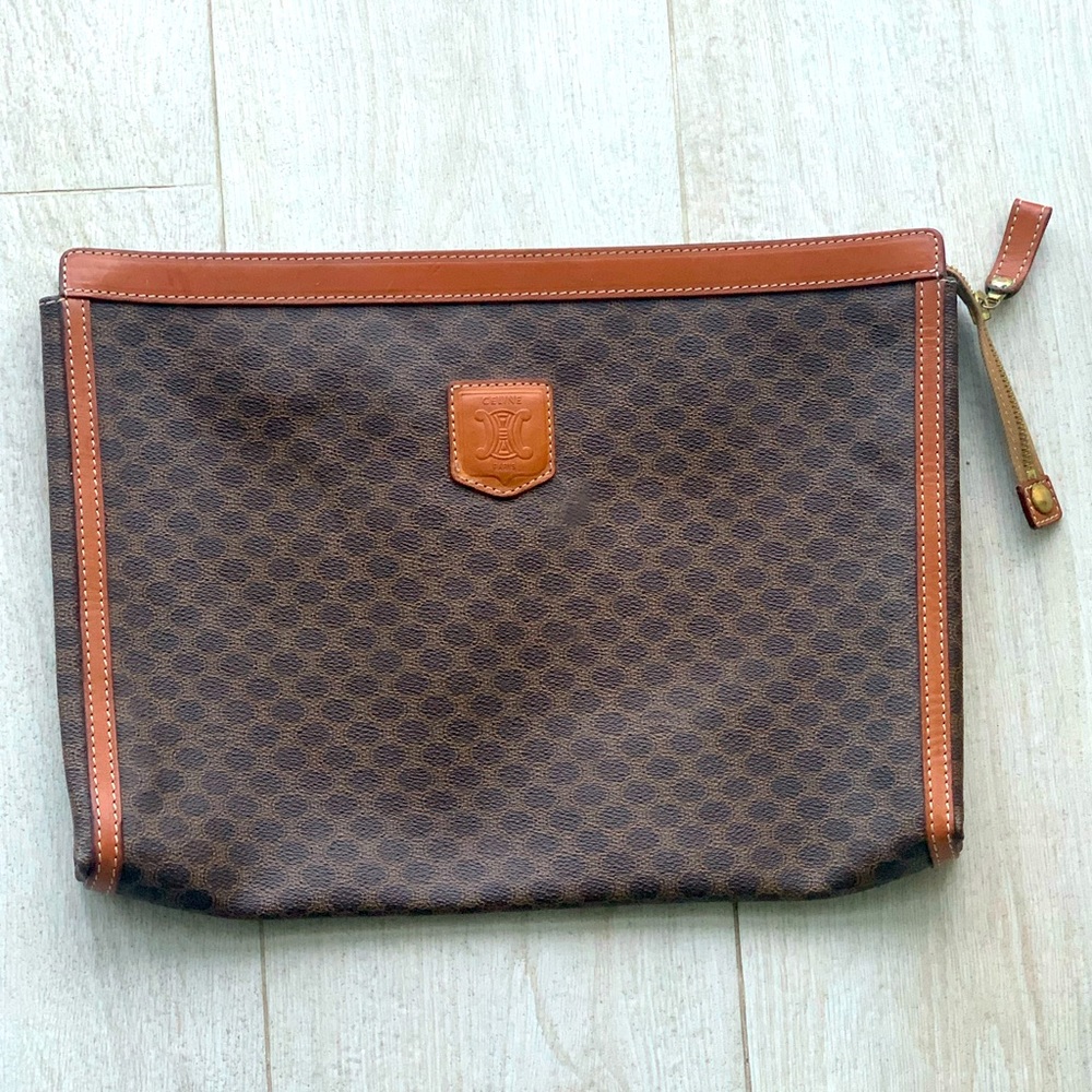 Celine vintage laptop/document pouch